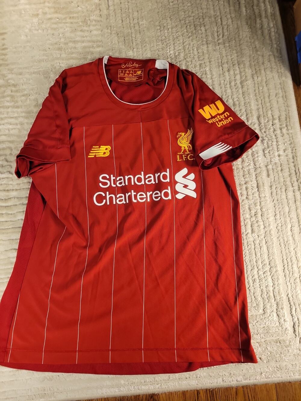 New Balance LFC Soccer Jersey Shirt Youth Medium 10 Top Futbol Kids Children